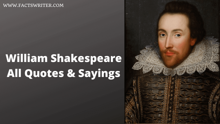 “William Shakespeare All Quotes and Sayings”